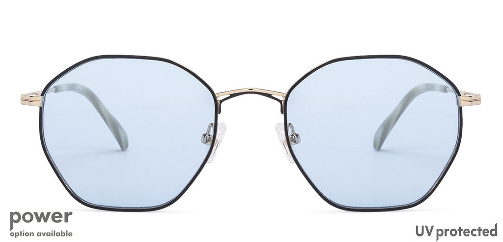 Sunglasses For Men-Frame Hexagonal--SG