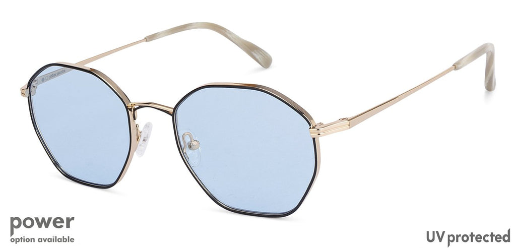 Sunglasses For Men-Frame Hexagonal--SG