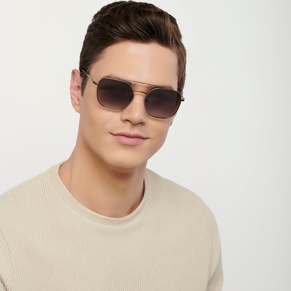 Sunglasses For Women-Frame Hexagonal--SG