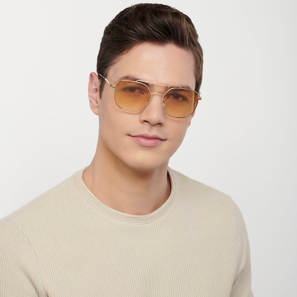 Sunglasses For Men-Frame Hexagonal--SG