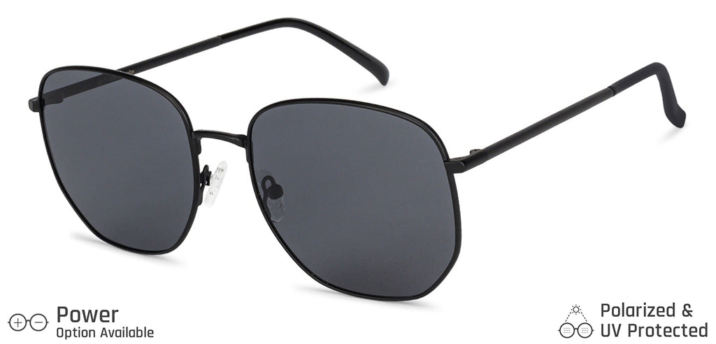 John Jacobs Sunglasses-Frame Hexagonal--SG