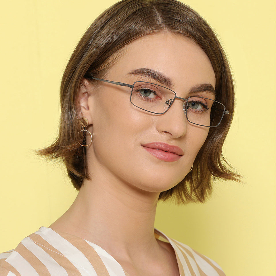 Rectangle Eyeglasses-Frame Rectangle--EG