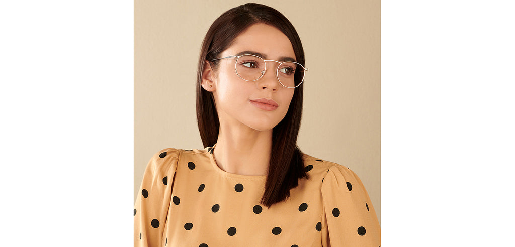 Square Eyeglasses-Frame Round--EG