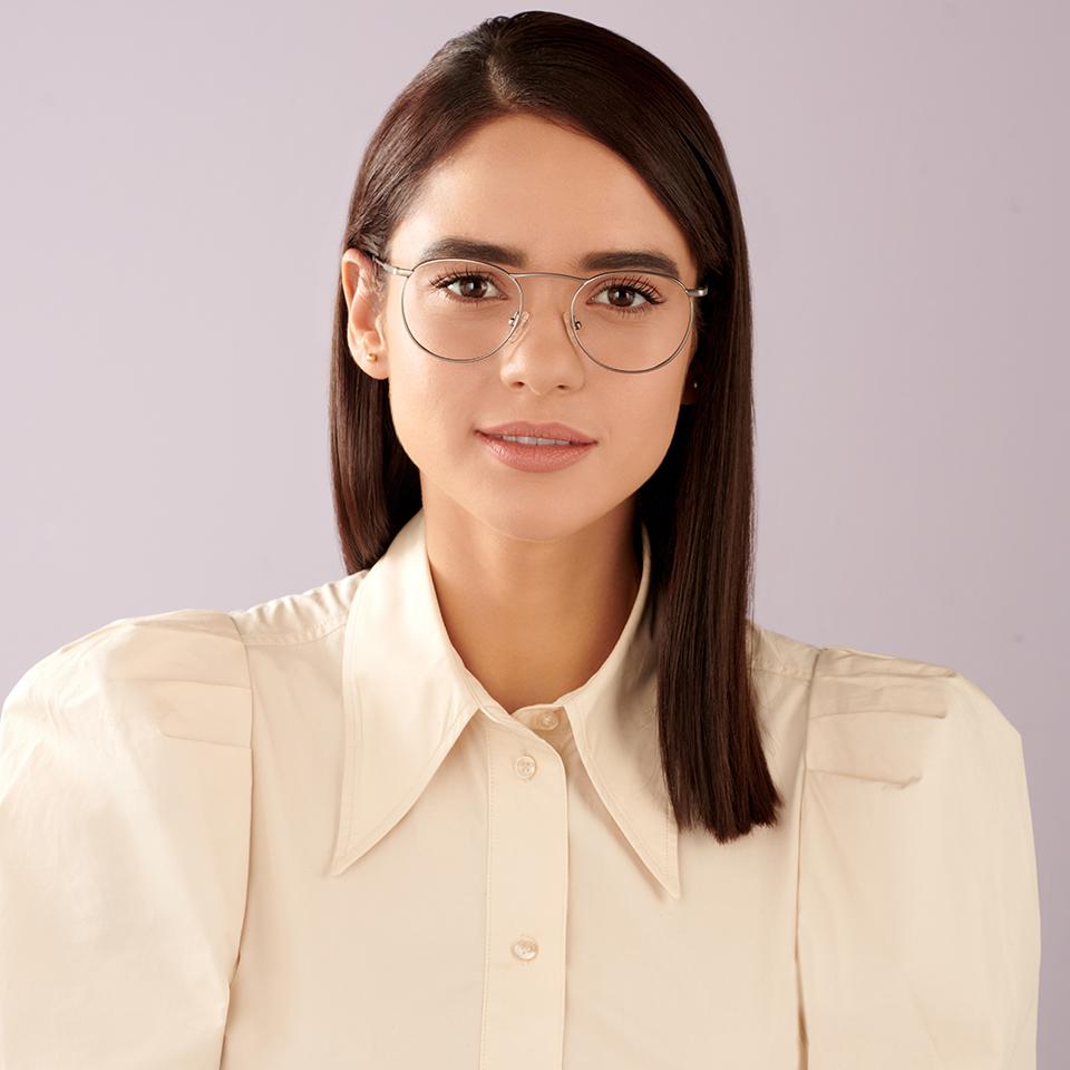 Square Eyeglasses-Frame Round--EG