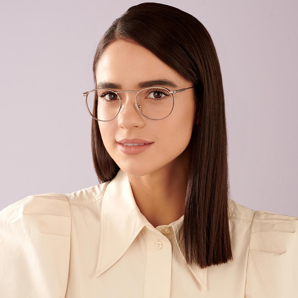 Square Eyeglasses-Frame Round--EG