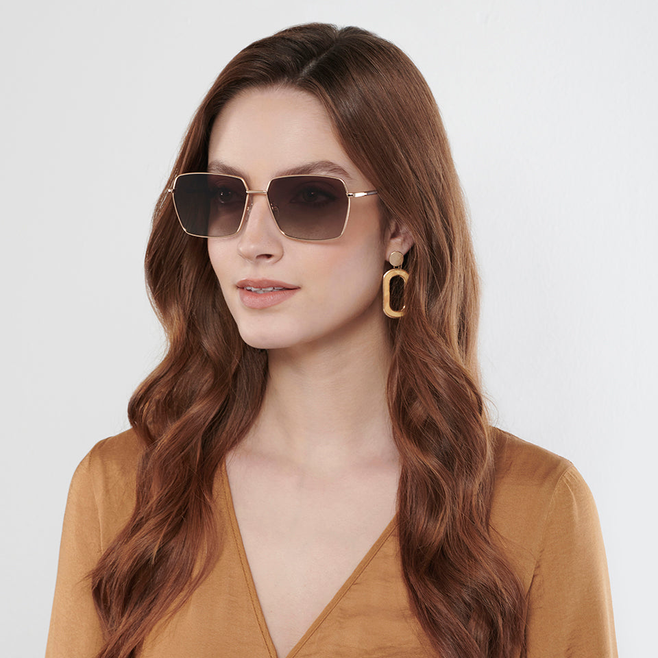 Sunglasses For Men-Frame Hexagonal--SG