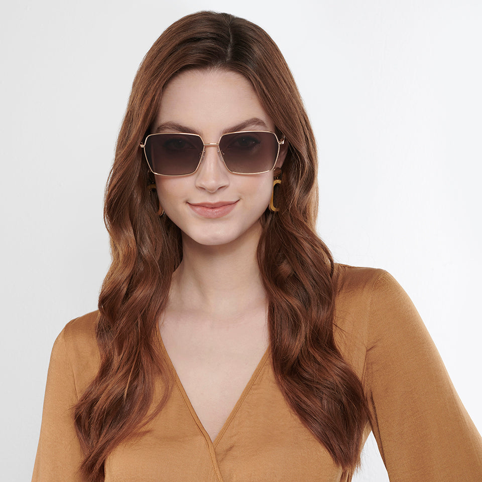 Sunglasses For Men-Frame Hexagonal--SG