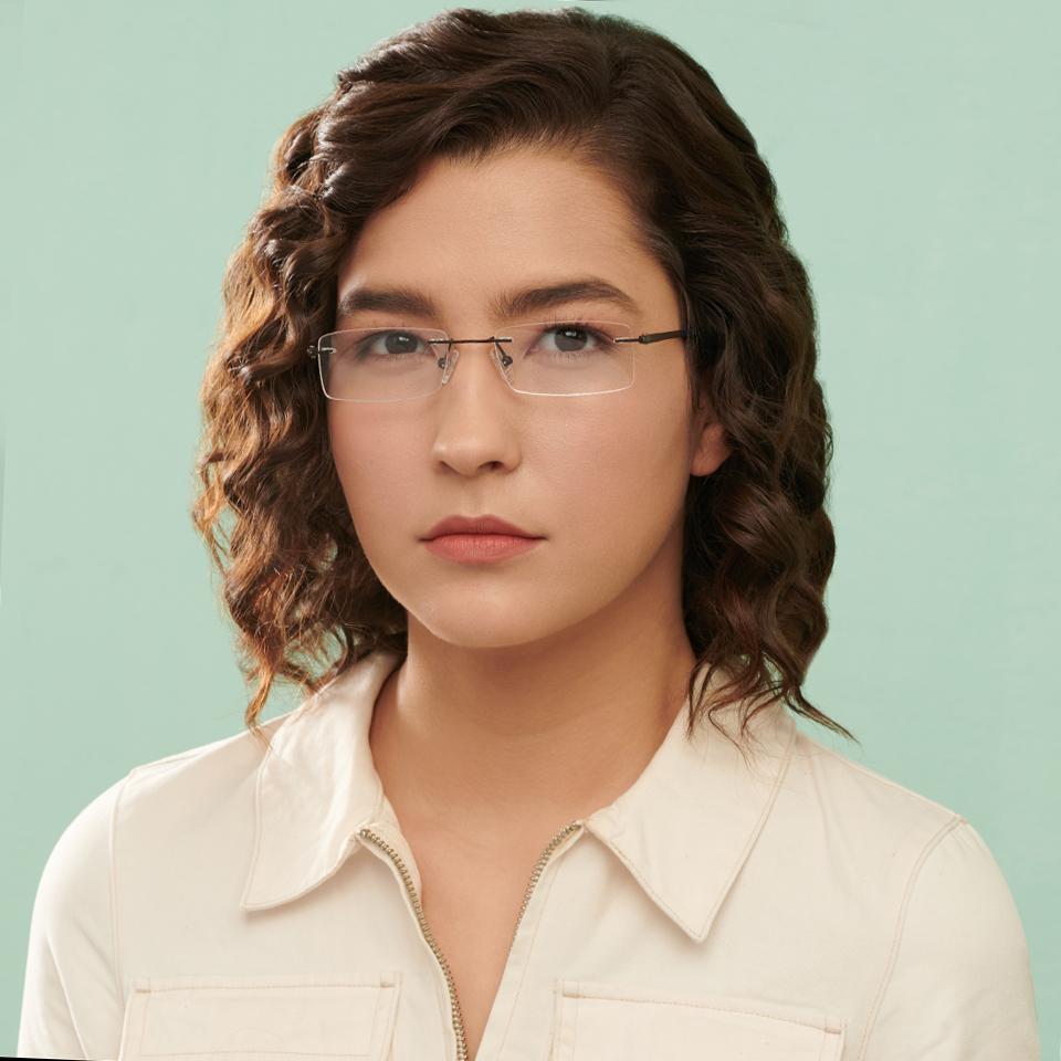 Magnetic Clip On Glasses-Frame Rectangle--EG