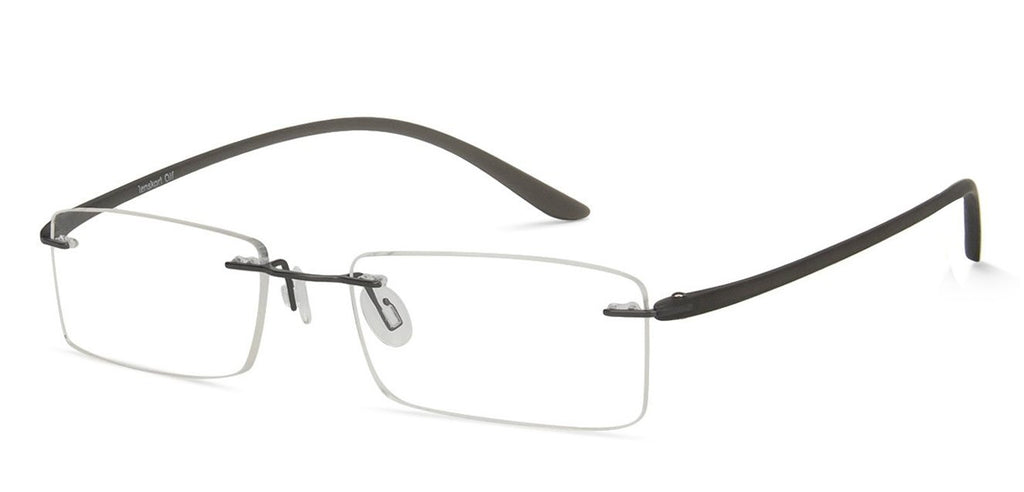 Rimless Eyeglasses-Frame Rectangle--EG