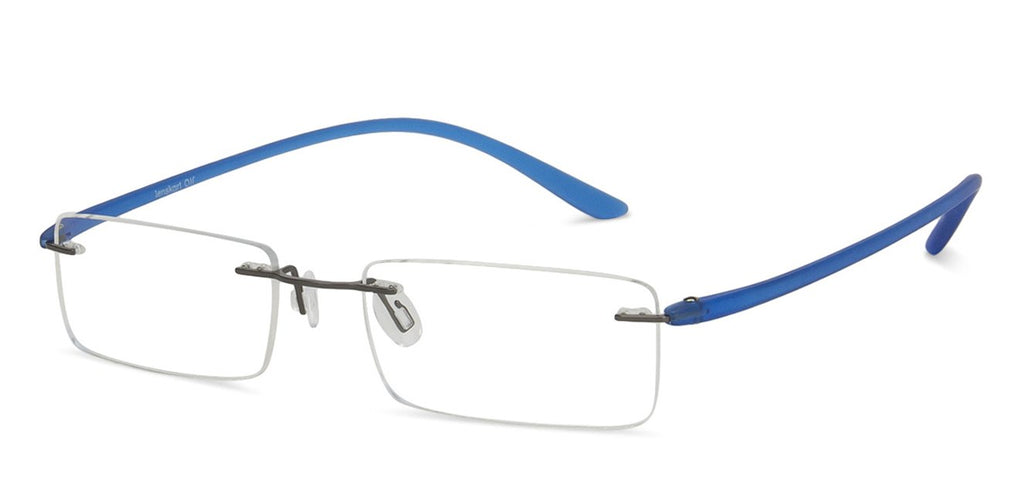 Rimless Eyeglasses-Frame Rectangle--EG