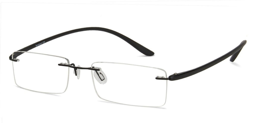 Rimless Eyeglasses-Frame Rectangle--EG