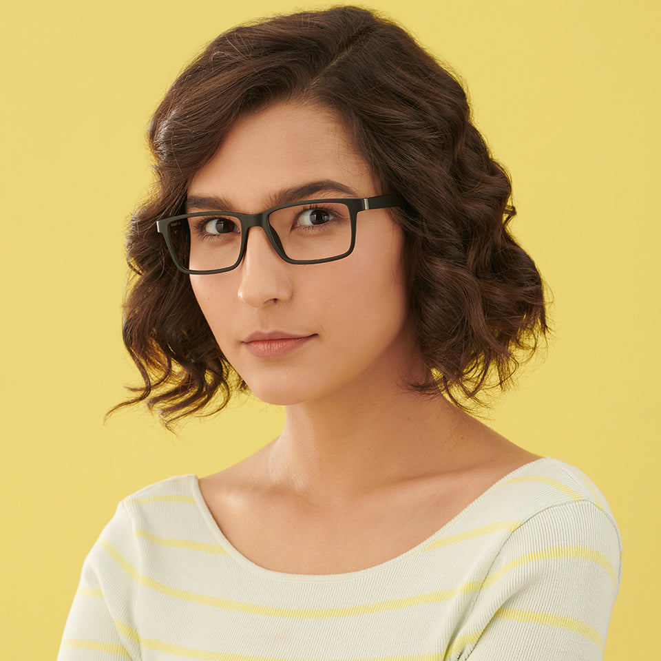 Magnetic Clip On Glasses-Frame Rectangle--EG