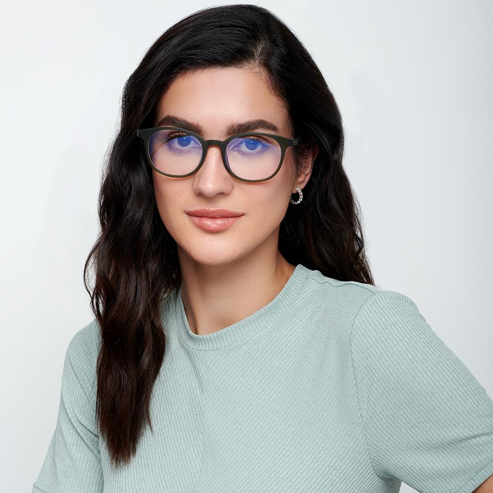 Women Eyeglasses-Frame Rectangle--EG