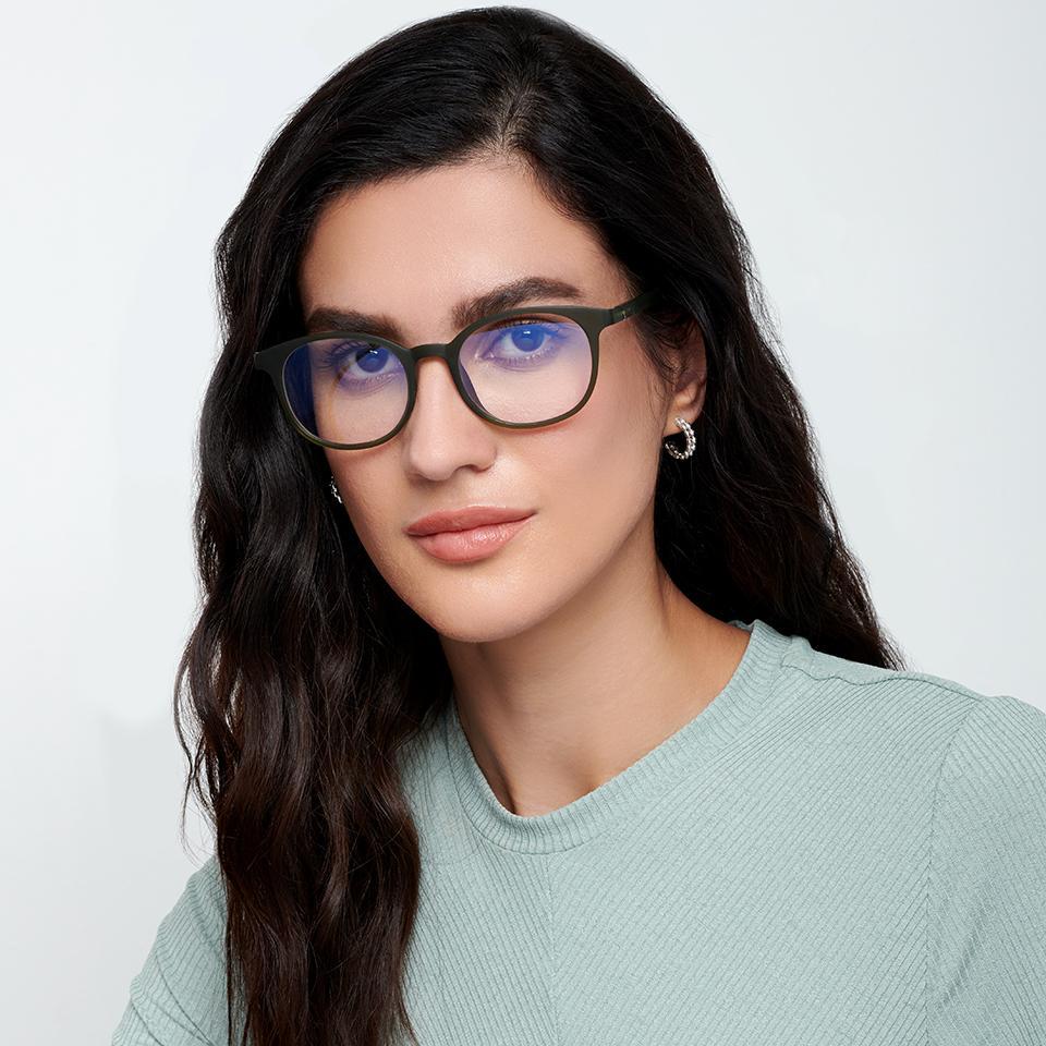 Women Eyeglasses-Frame Rectangle--EG