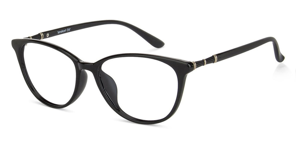 Magnetic Clip On Glasses-Frame Cat Eye--EG