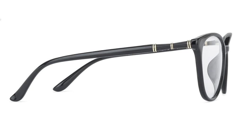 Magnetic Clip On Glasses-Frame Cat Eye--EG