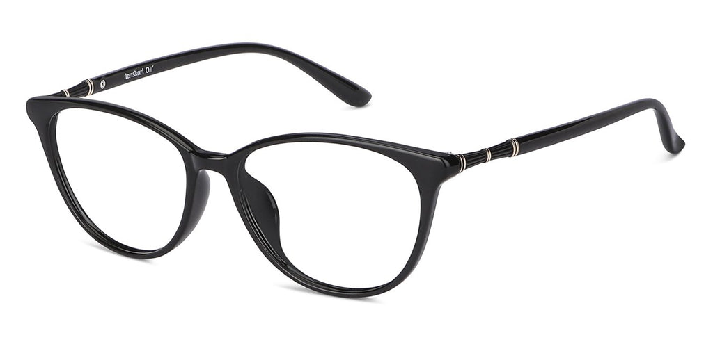 Magnetic Clip On Glasses-Frame Cat Eye--EG