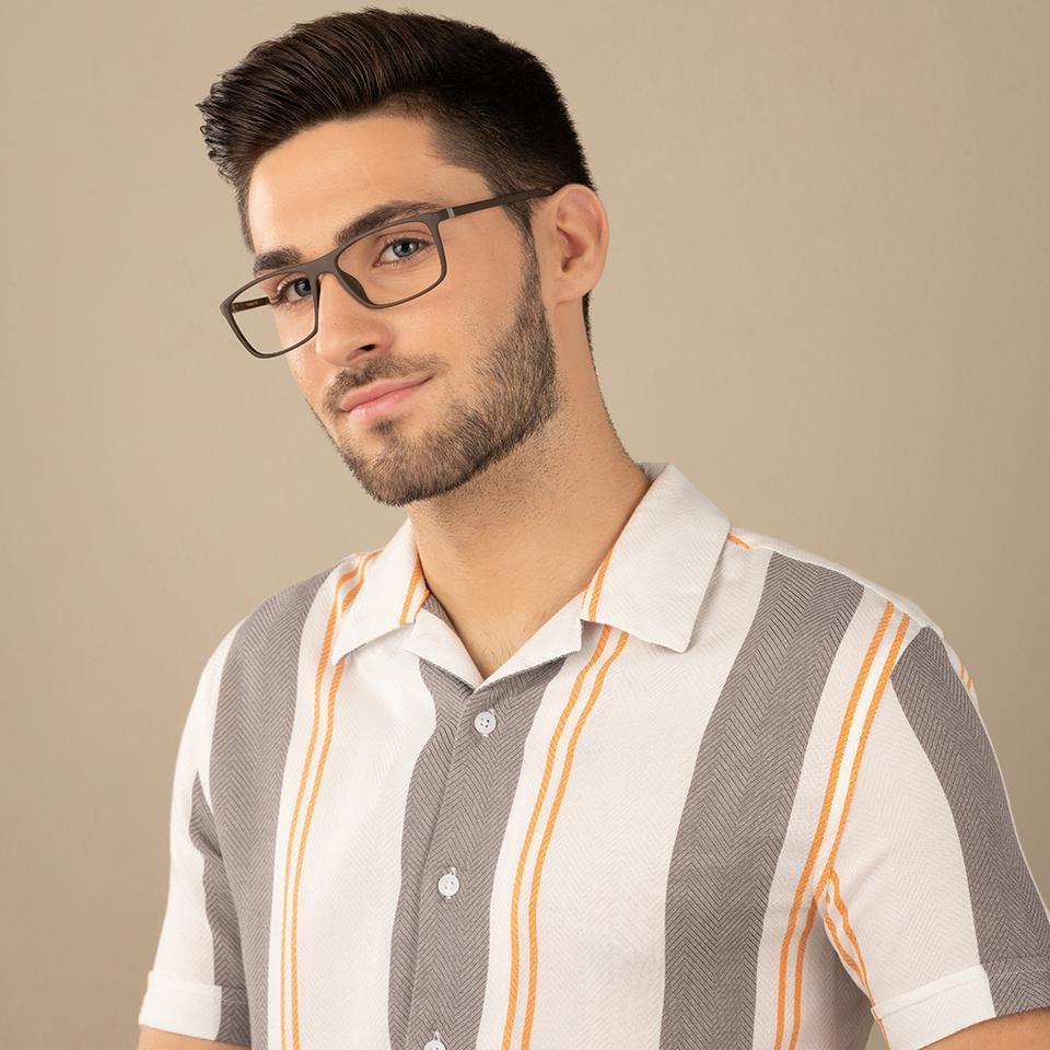 Transition Eyeglasses-Frame Rectangle--EG