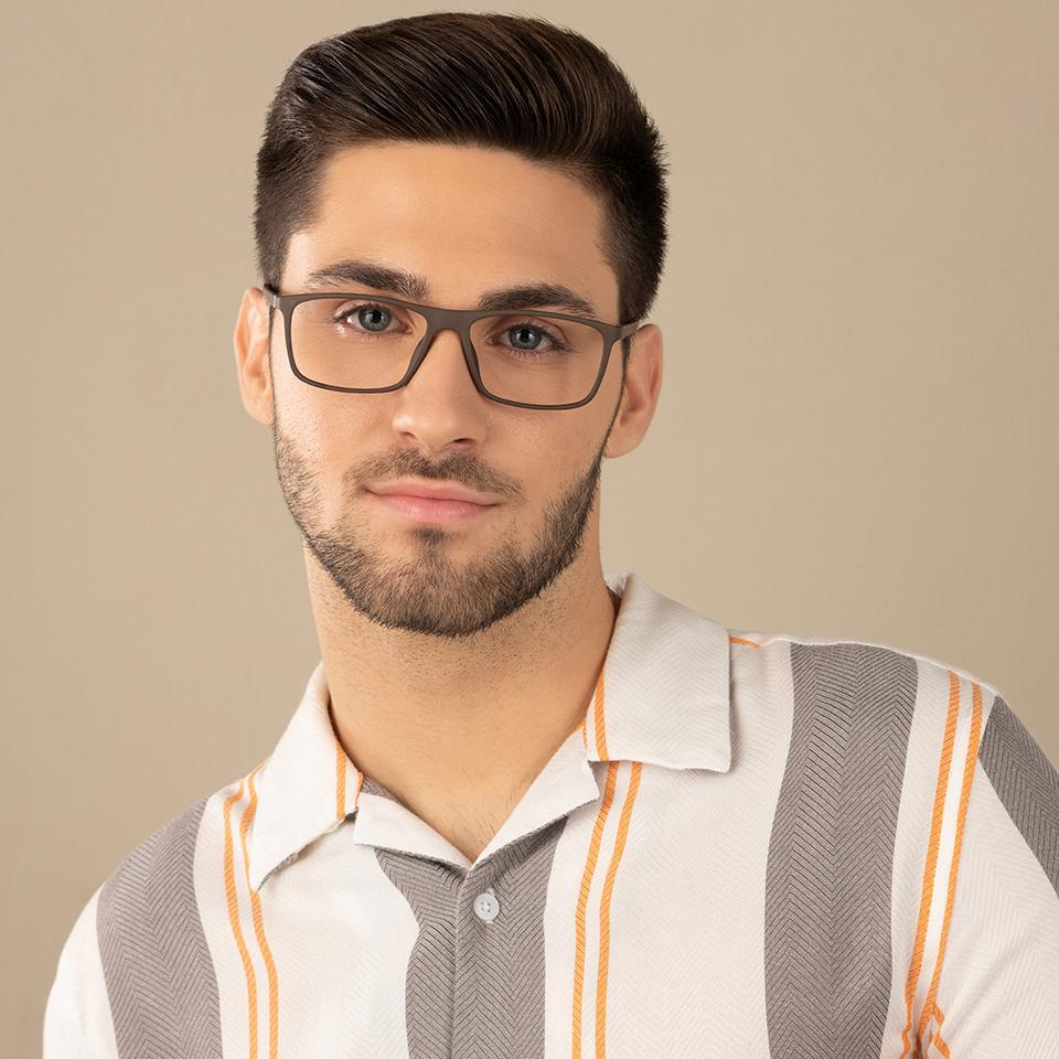 Transition Eyeglasses-Frame Rectangle--EG