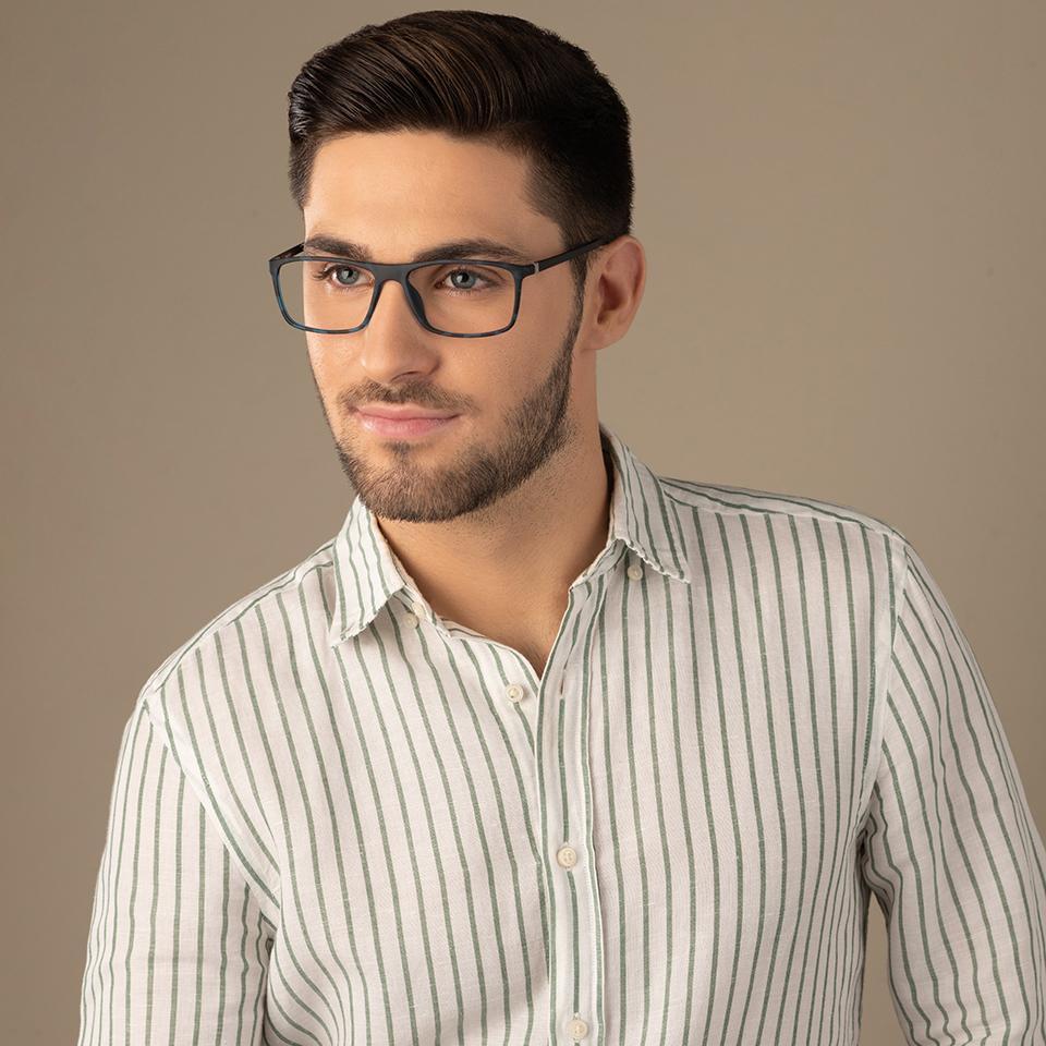 Transition Eyeglasses-Frame Rectangle--EG