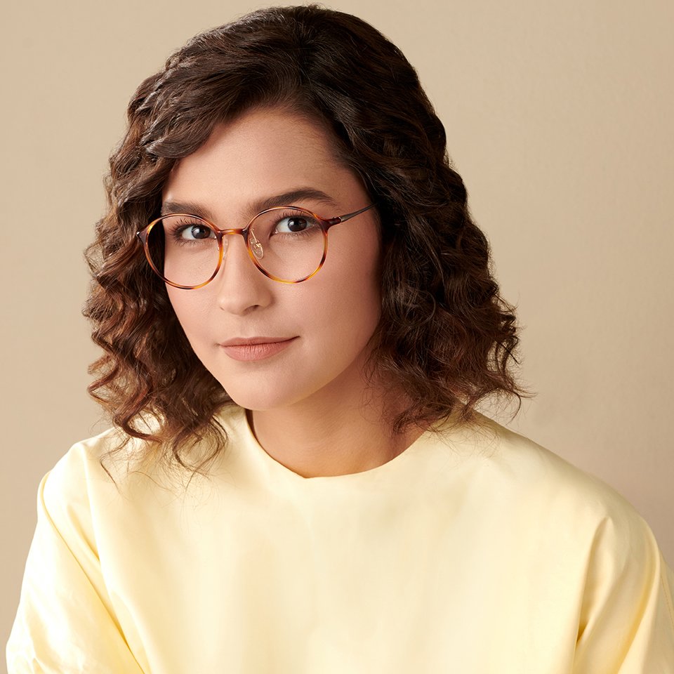 Round Eyeglasses-Frame Round--EG
