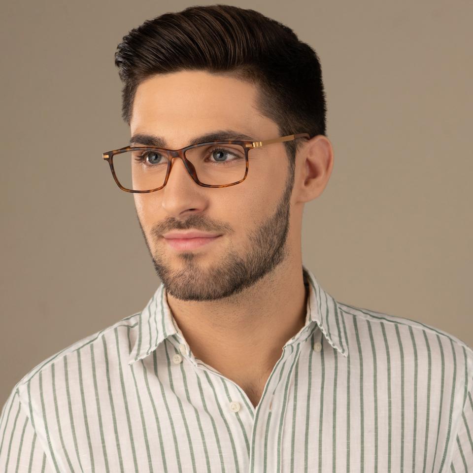 Magnetic Clip On Glasses-Frame Rectangle--EG