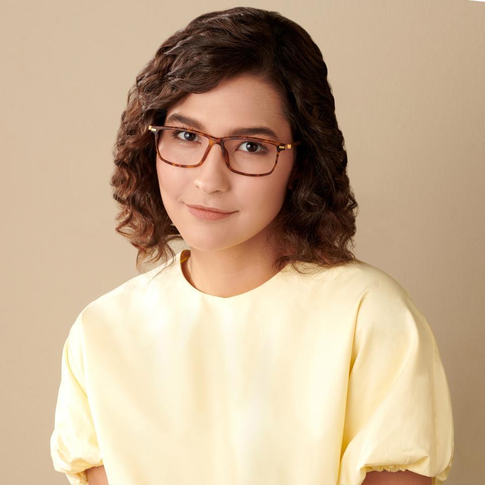 Magnetic Clip On Glasses-Frame Rectangle--EG