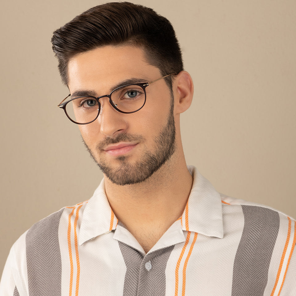 Round Eyeglasses-Frame Round--EG
