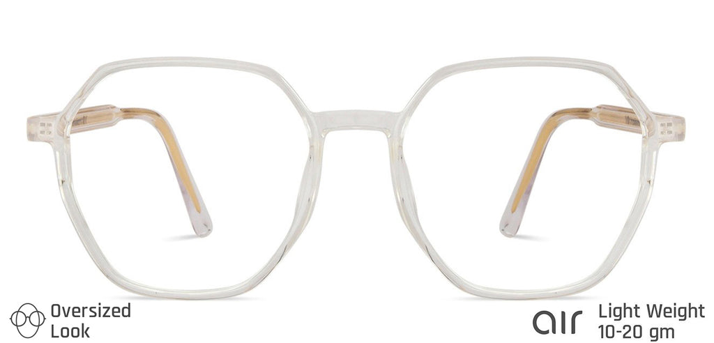 Transition Eyeglasses-Frame Hexagonal--EG
