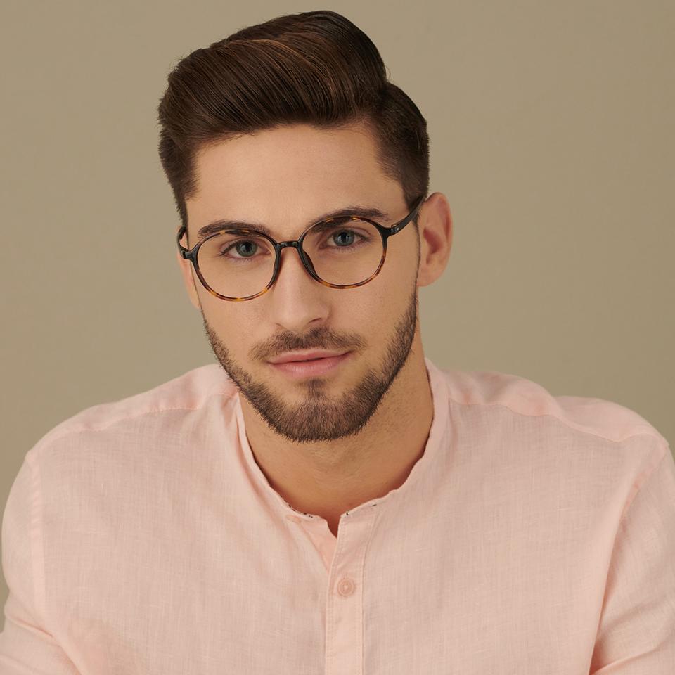 Square Eyeglasses-Frame Round--EG