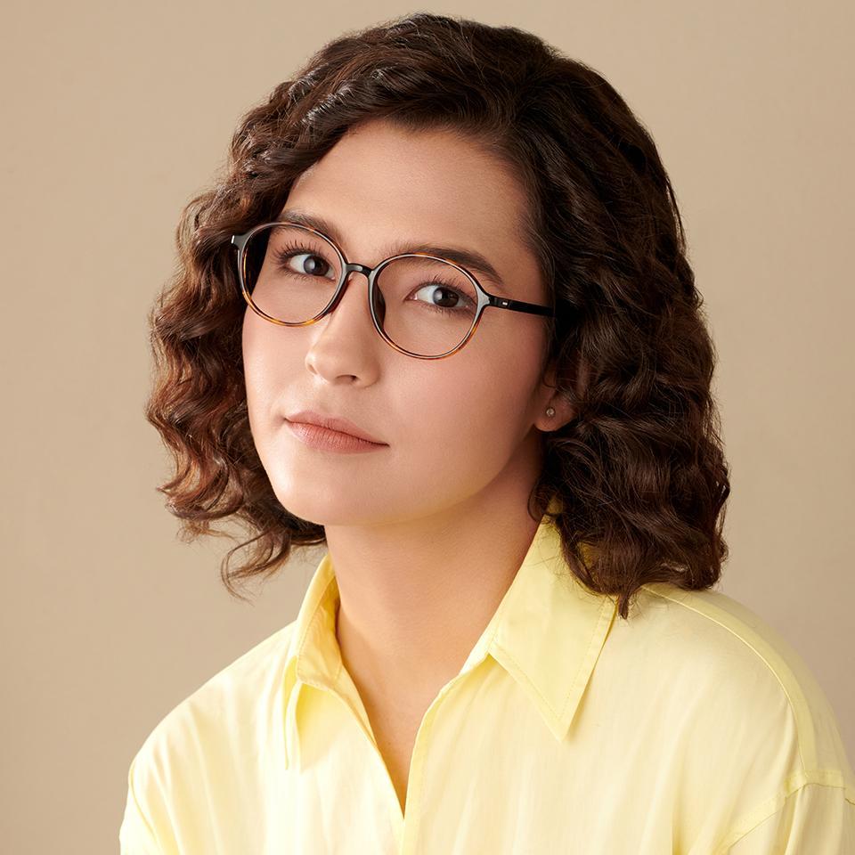 Square Eyeglasses-Frame Round--EG