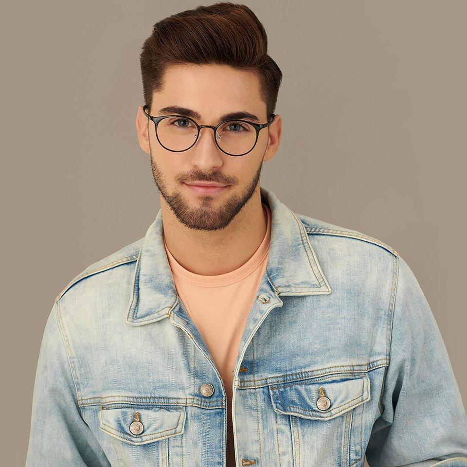 Round Eyeglasses-Frame Round--EG