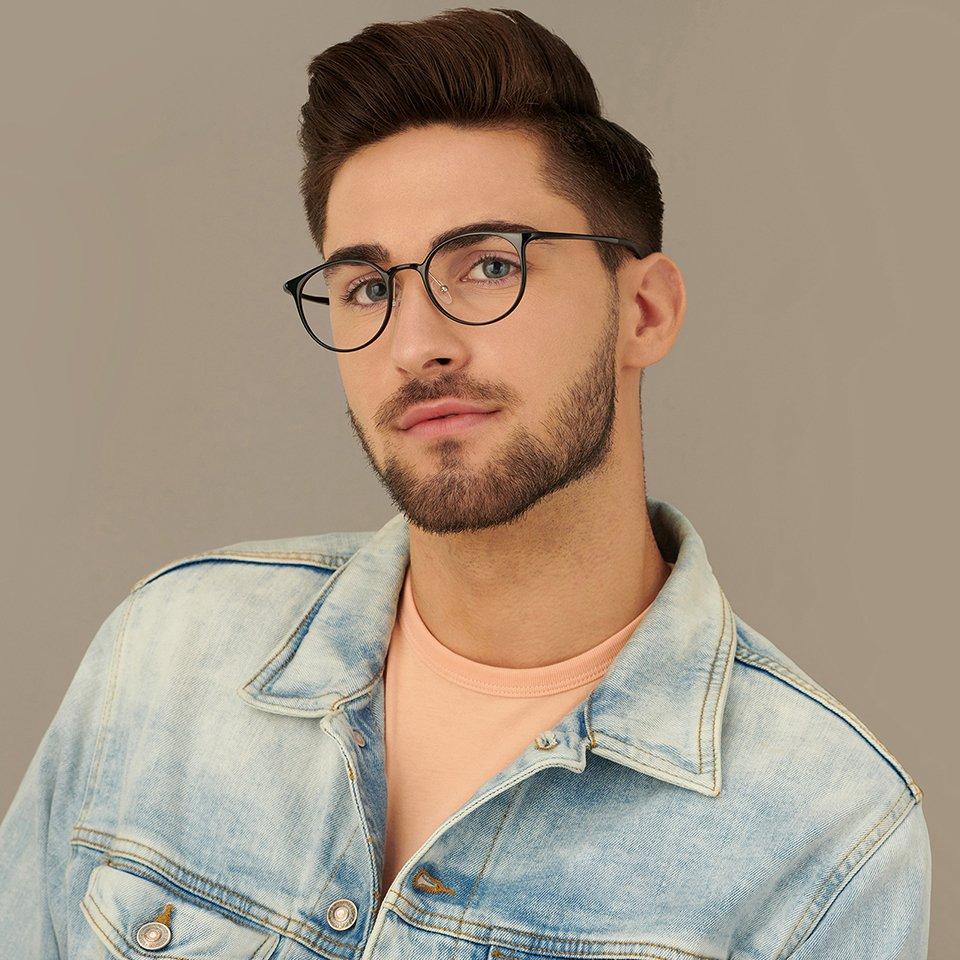 Round Eyeglasses-Frame Round--EG