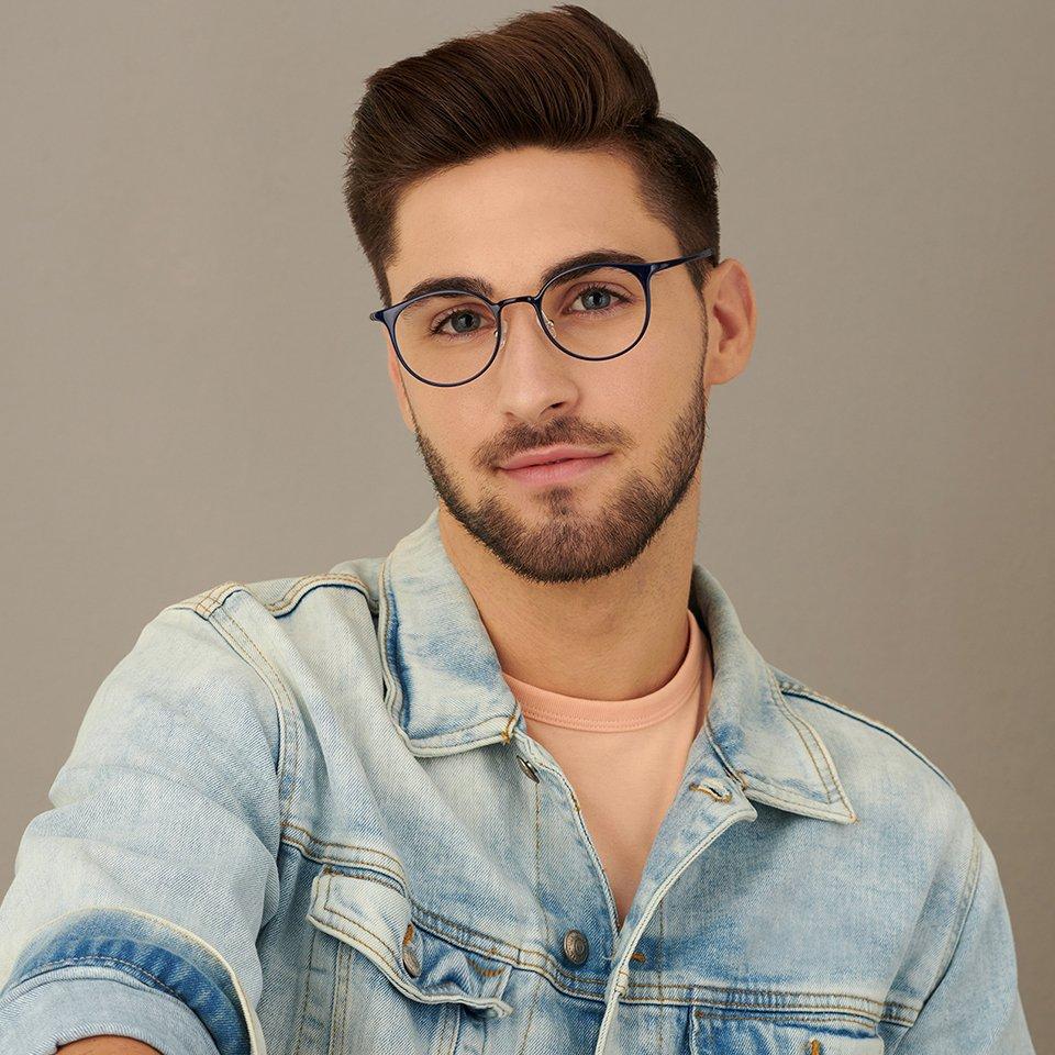 Round Eyeglasses-Frame Round--EG