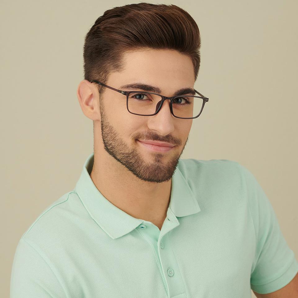 Magnetic Clip On Glasses-Frame Rectangle--EG