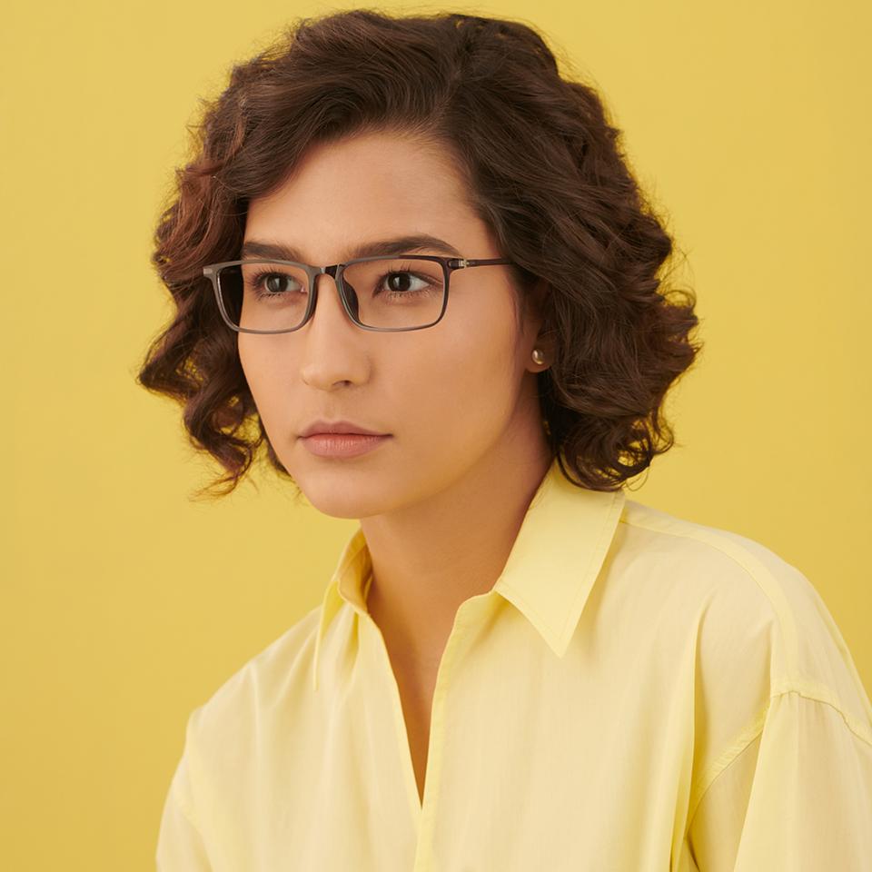 Magnetic Clip On Glasses-Frame Rectangle--EG