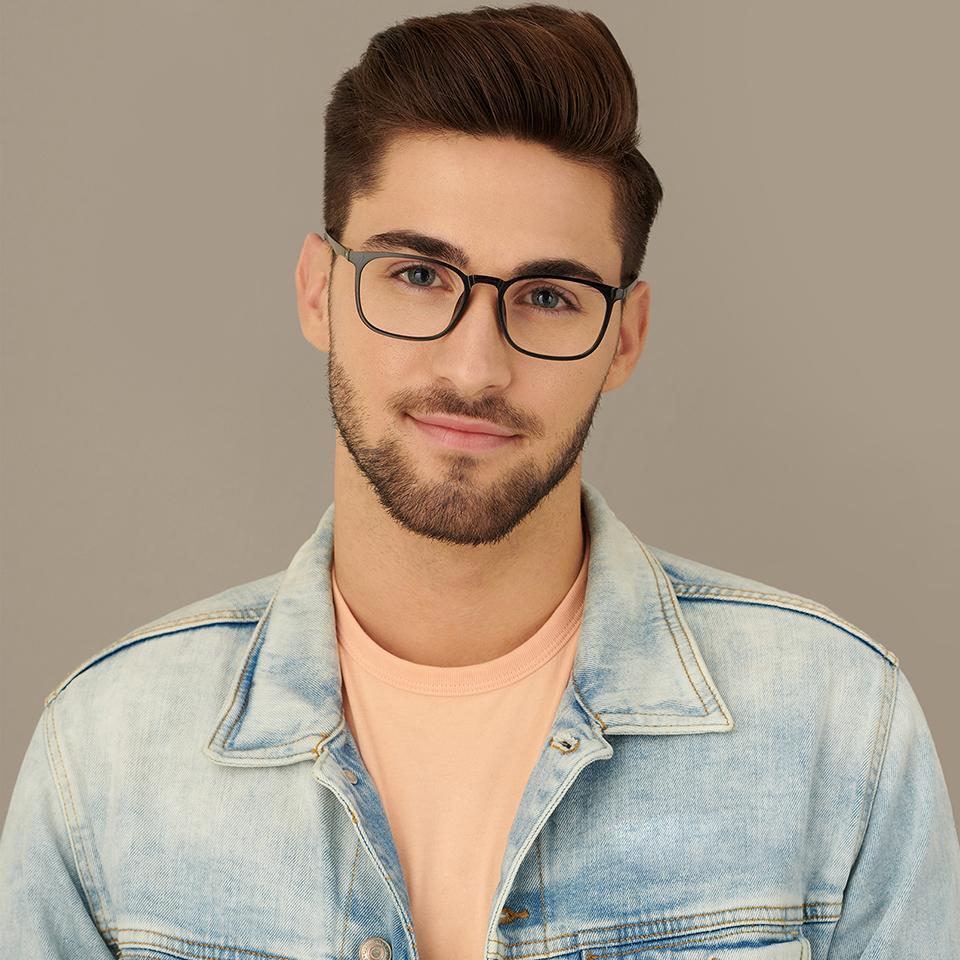 Magnetic Clip On Glasses-Frame Square--EG