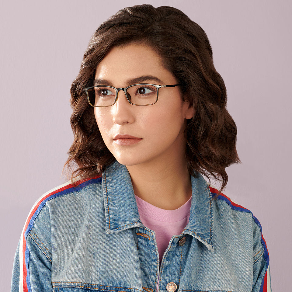 Rectangle Eyeglasses-Frame Rectangle--EG