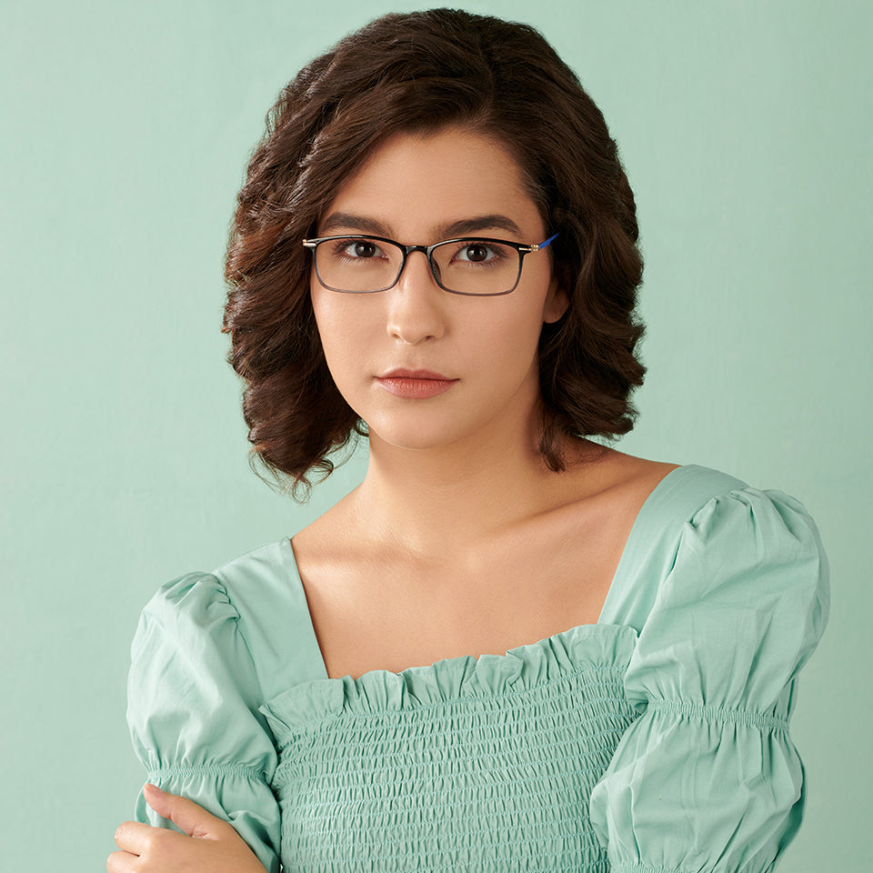 Transition Eyeglasses-Frame Rectangle--EG
