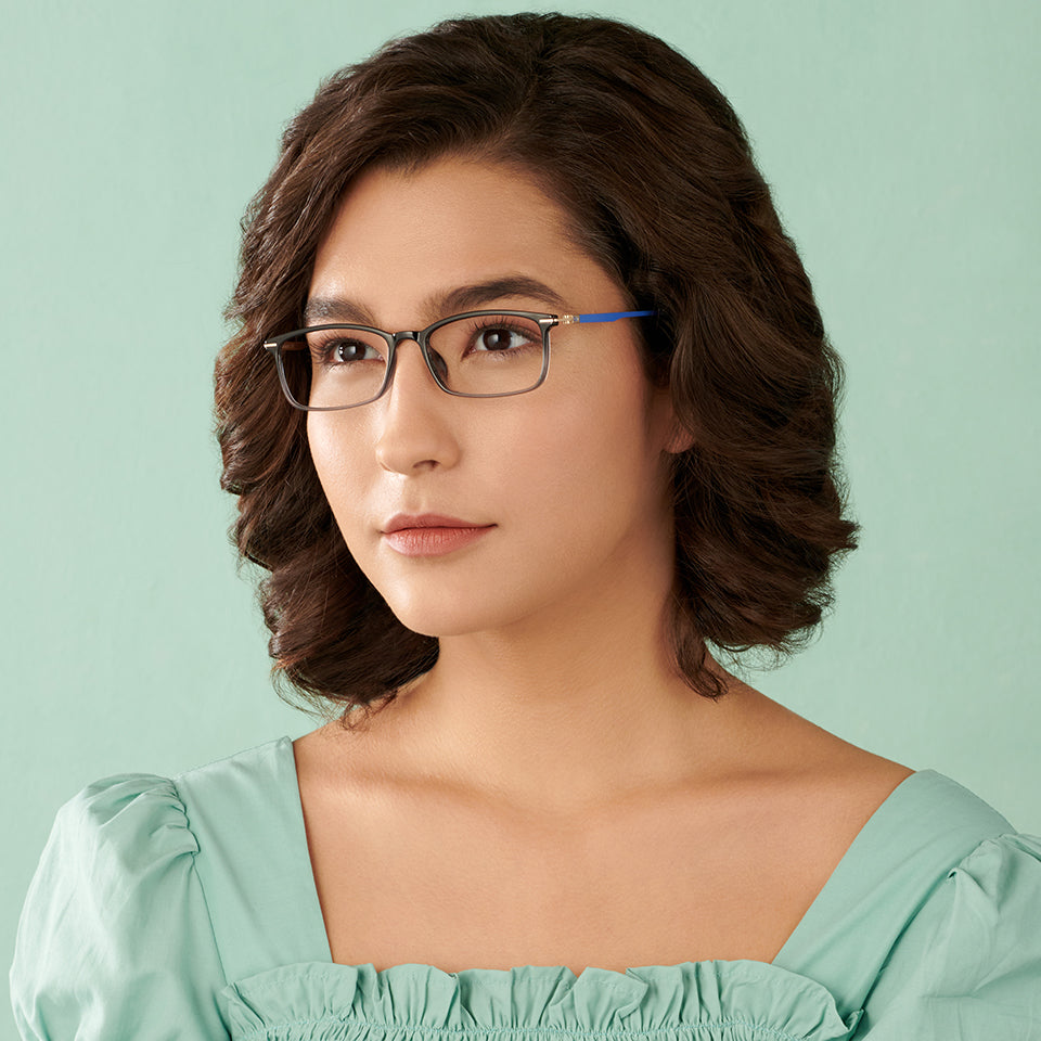 Transition Eyeglasses-Frame Rectangle--EG