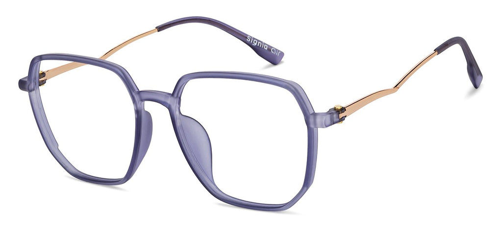 Transition Eyeglasses-Frame Hexagon--EG