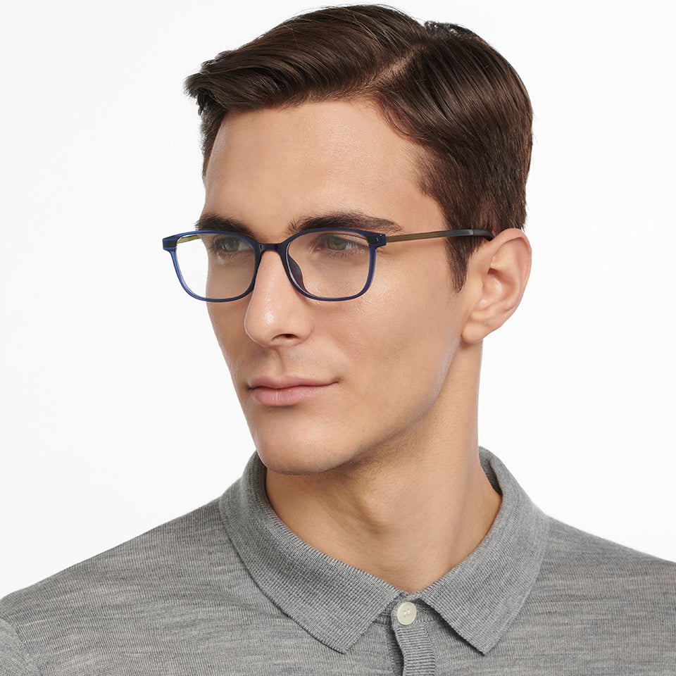 Transition Eyeglasses-Frame Rectangle--EG