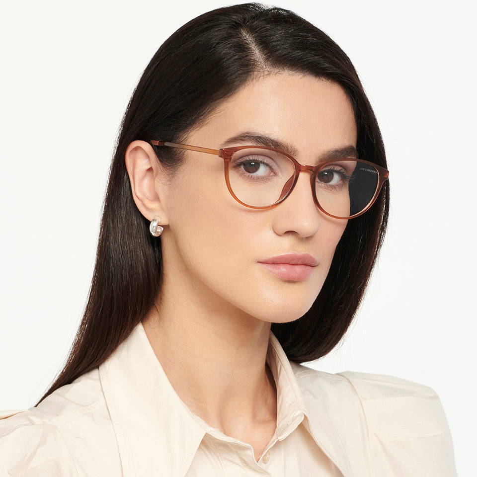 Transition Eyeglasses-Frame Round--EG