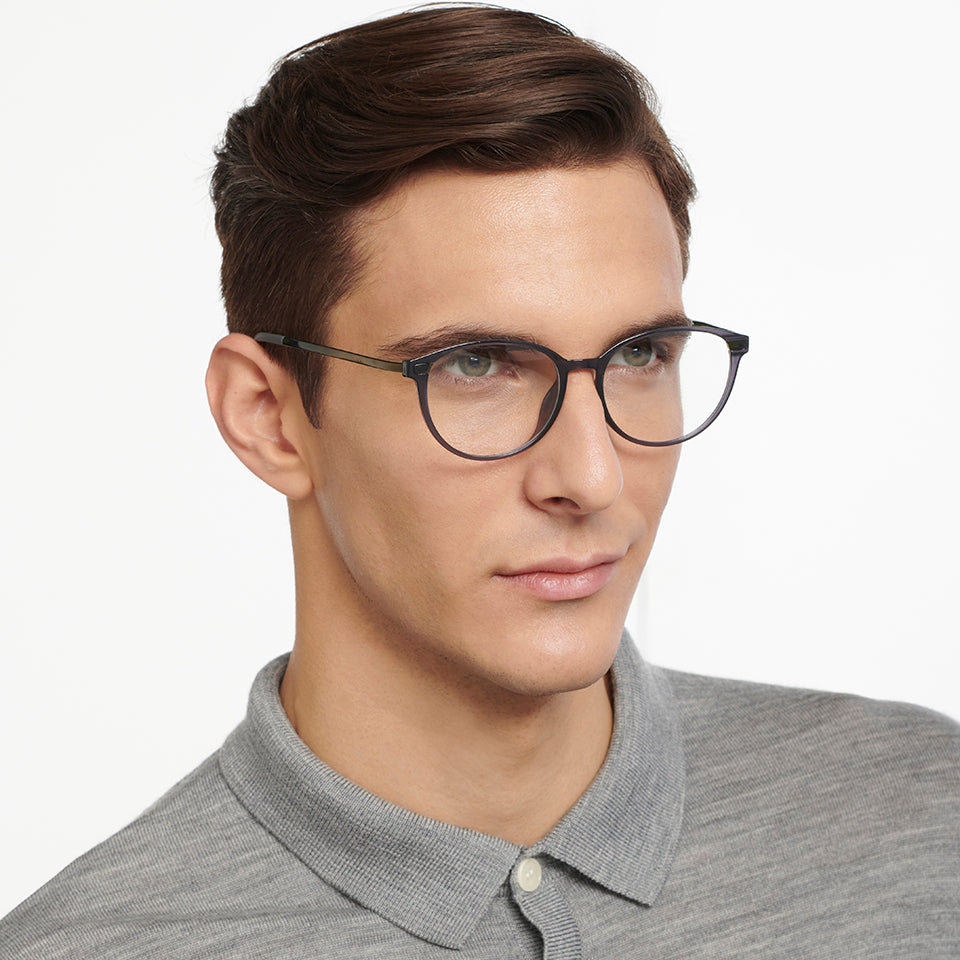 Round Eyeglasses-Frame Round--EG