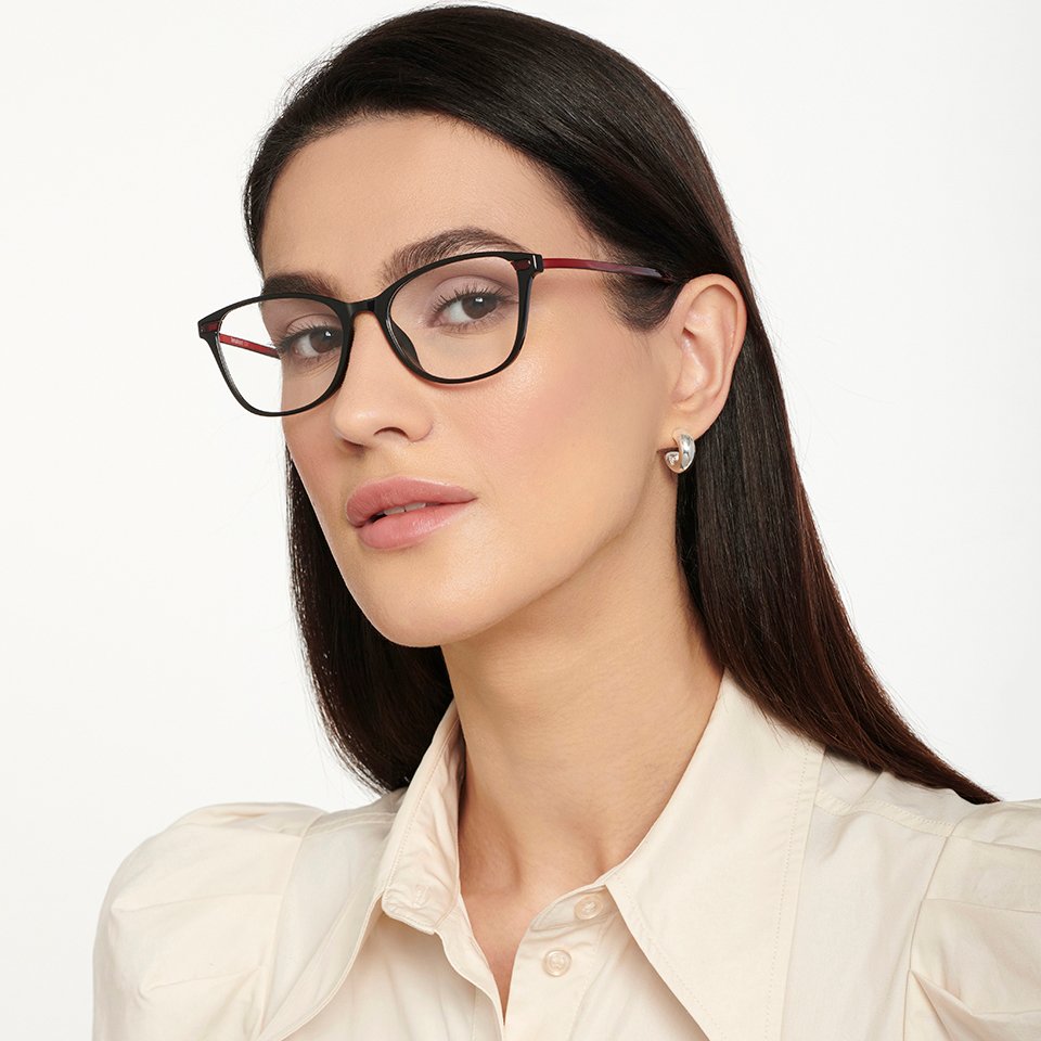 Cat Eye Eyeglasses-Frame Cat Eye--EG