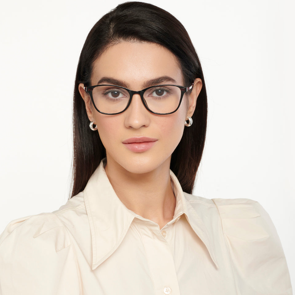 Cat Eye Eyeglasses-Frame Cat Eye--EG
