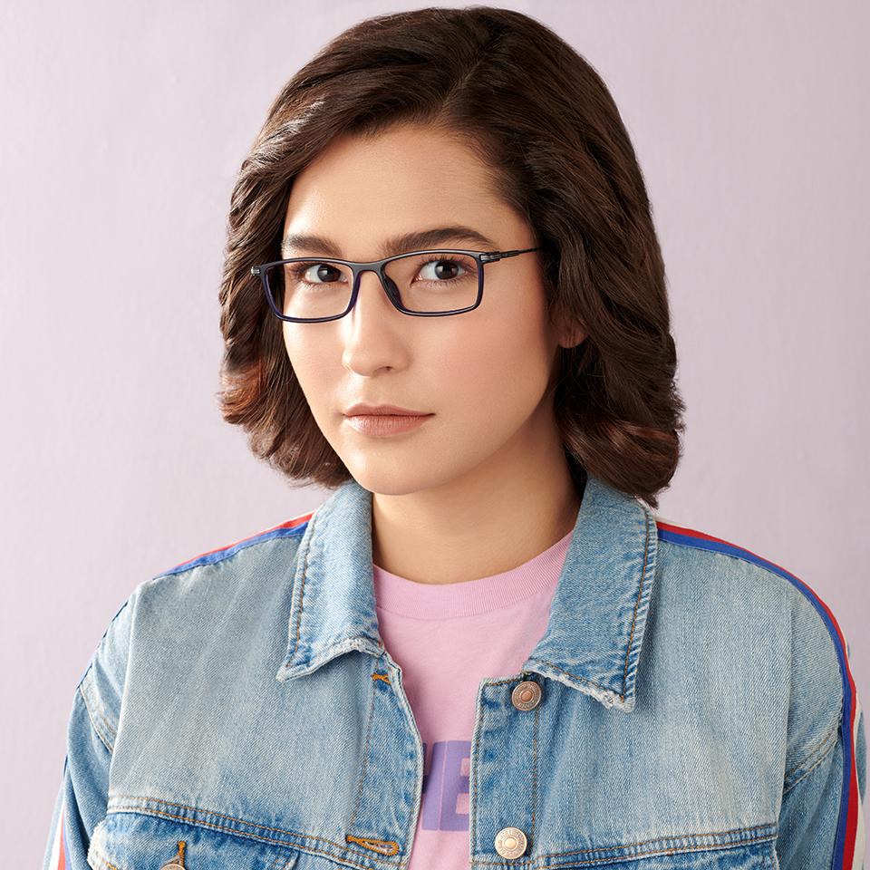 Magnetic Clip On Glasses-Frame Rectangle--EG