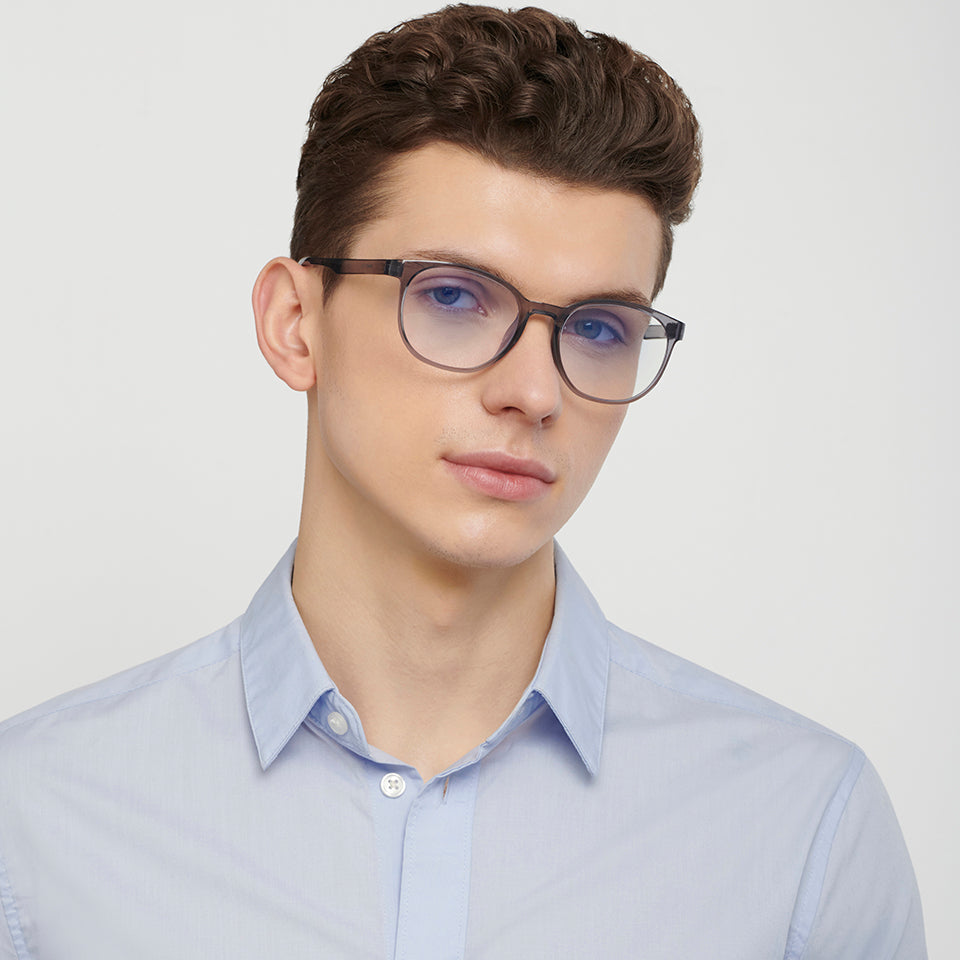 Blue Light Blocking Eyeglasses-Frame Round--EG