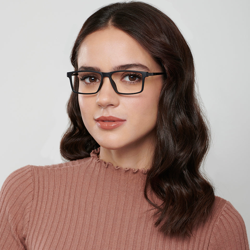 Magnetic Clip On Glasses-Frame Rectangle--EG