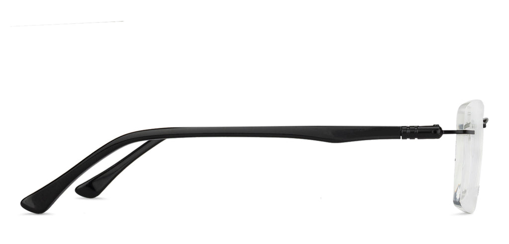 Rimless Eyeglasses-Frame Rectangle--EG